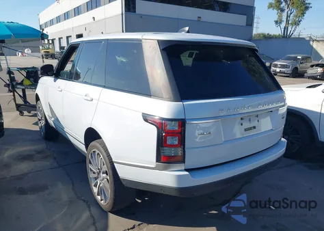 2017 Land Rover Range Rover 3.0L V6 Turbocharged Diesel Hse Td6 из США, поврежденный, VIN SALGS2FKXHA353034